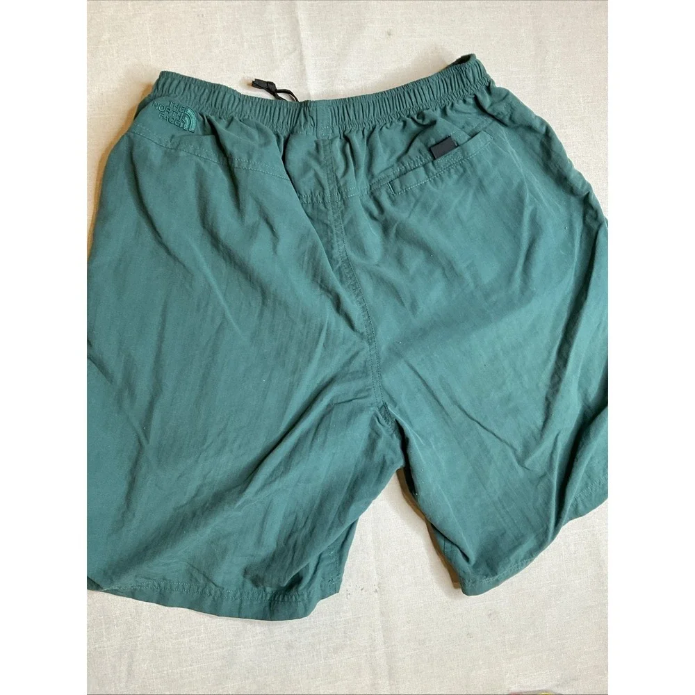 North Face Swim Trunks Nylon Elastic Waist Gorpcore Normcore Size Med Pine Green